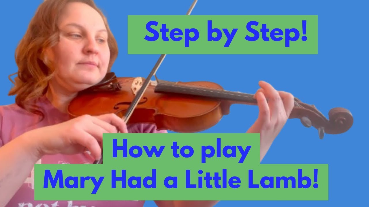 Simple Step by Step Instructions - Mary Had a Little Lamb