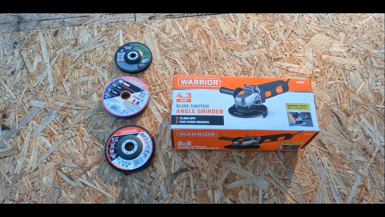 Free |Harbor Freight| 4.3-amp Angle Grinder Review #harborfrieght #handyman #handywoman #diy #shop