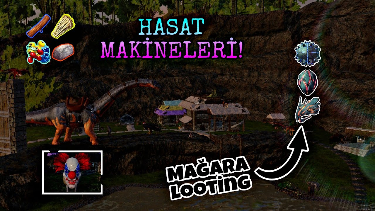En Gerekli Mağaralar! (Base Yapımı!) Bölüm-6 Ark Mobile Türkçe