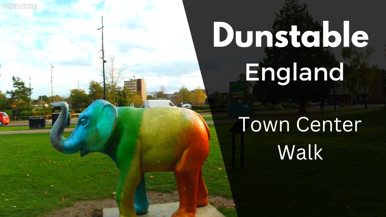 Dunstable England 🇬🇧 - Town Center POV Walk