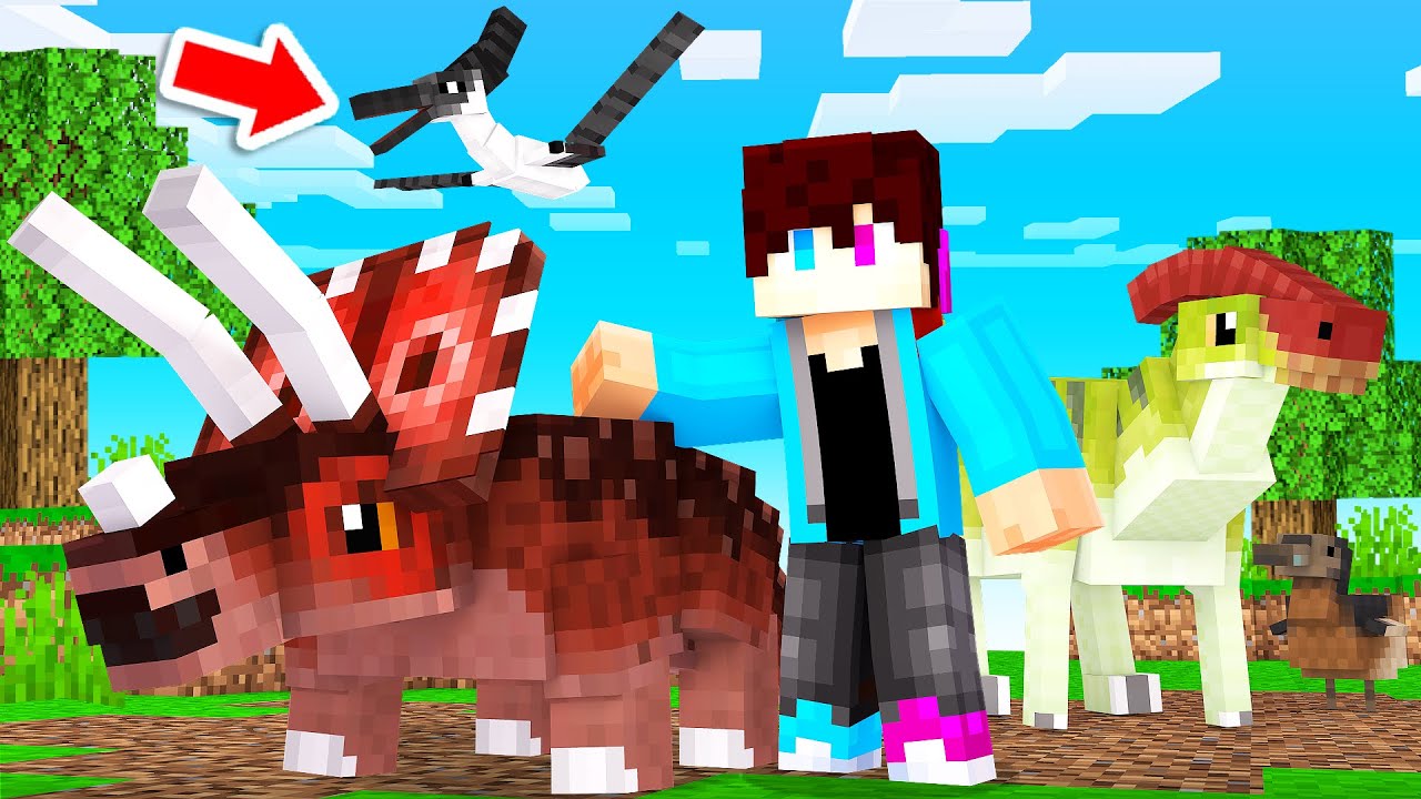 MINECRAFT Spelen Met DINO'S!