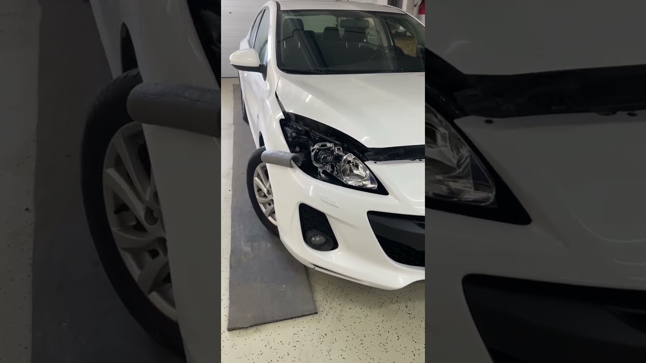 Mazda 3 BL замена линз на Technik Division 2,5