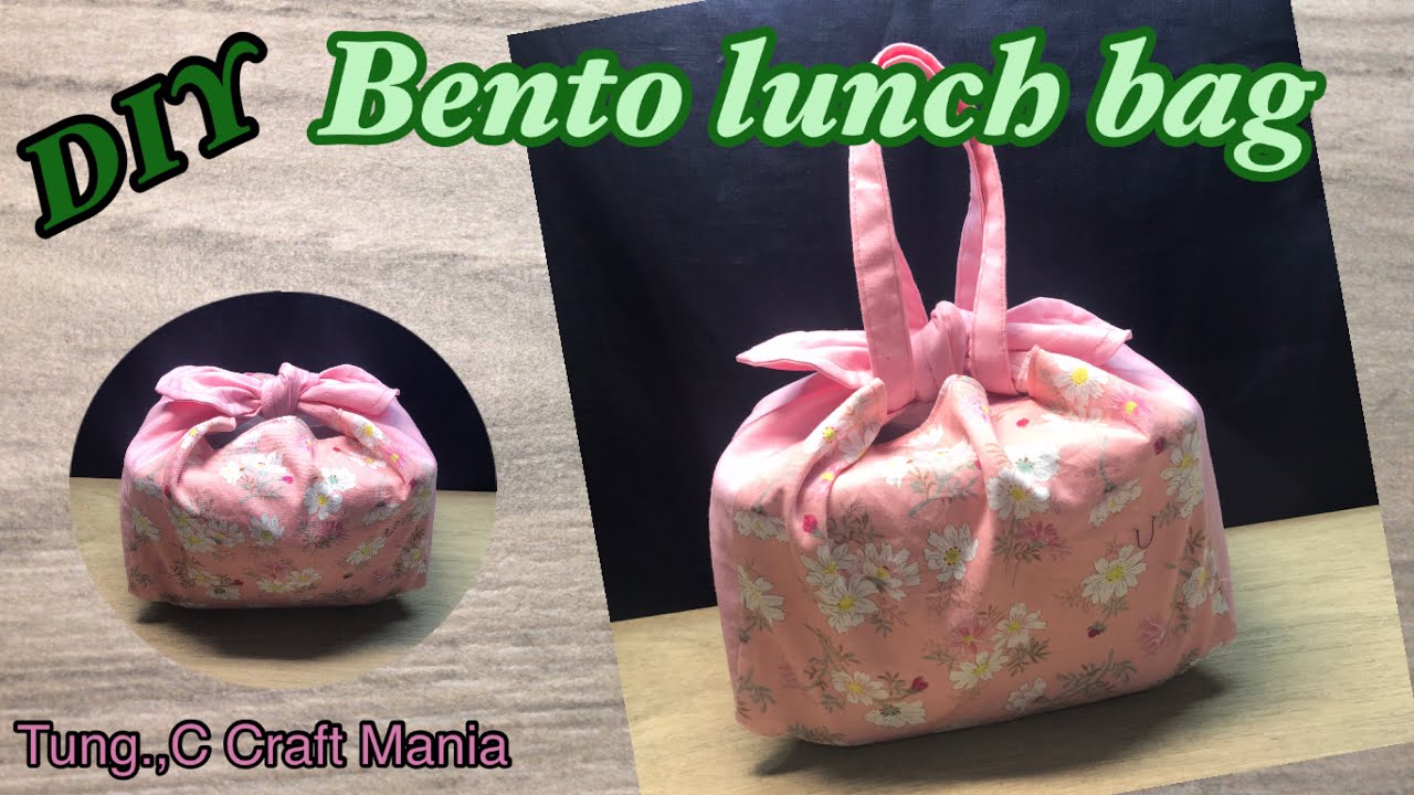 Bento Lunch Box|lunch bag diy|lunch bag sewing tutorial|How to sew Lunch Bag|Bento sewing tutorial