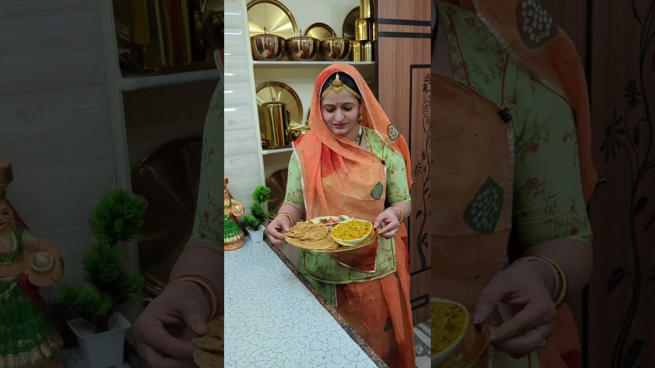 राजस्थानी बेसन पालक गट्टे की सब्जी | Besan Palak Gatta Sabzi | Marwadi Rasoi #marwadirasoi