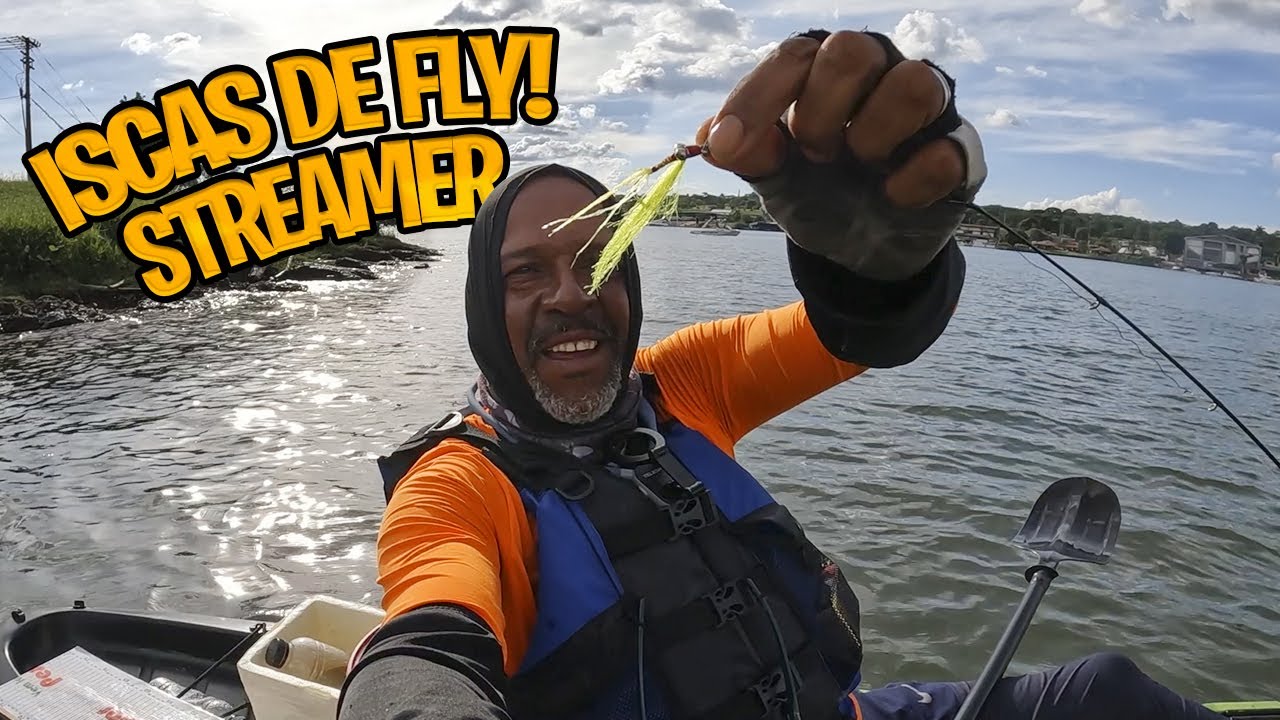 PESCARIA COM ISCAS DE FLY NO LAGO PARANOÁ