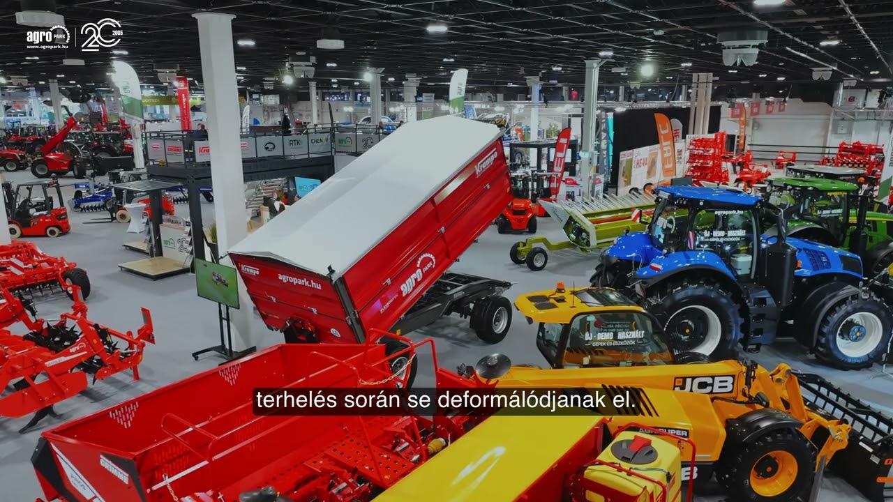 Krampe FlexBody 500 pótkocsi bemutató (AGROPARK)