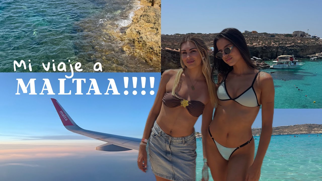 Nos vamos a malta !!! Día 1🌺🩵