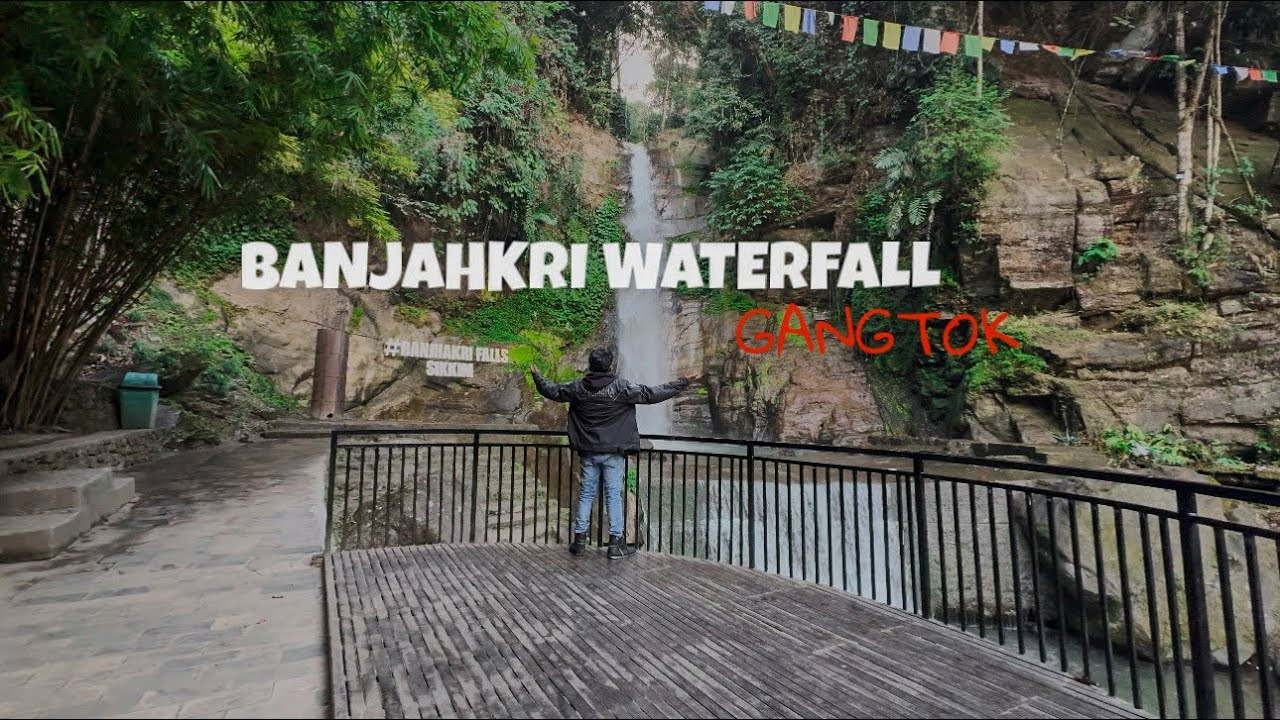 Beautiful Waterfall In Gangtok// Banjahkri Waterfall // Ep-3 // Dumka To North Sikkim #waterfall 