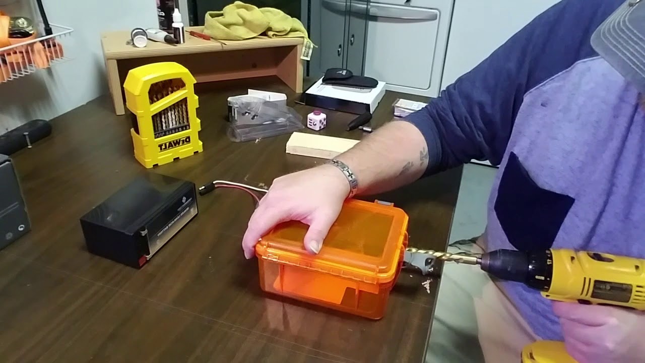Battery Dry Box Build for Garmin Striker 4cv