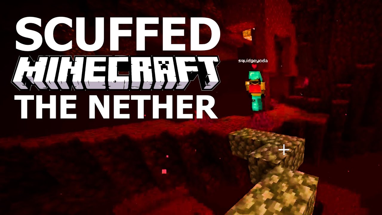 To the Nether in Scuffed Minecraft