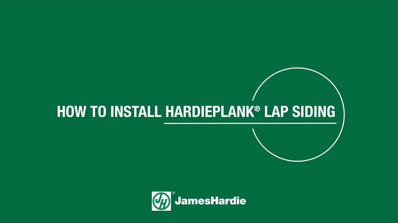 How to Install HardiePlank&reg; Lap Siding