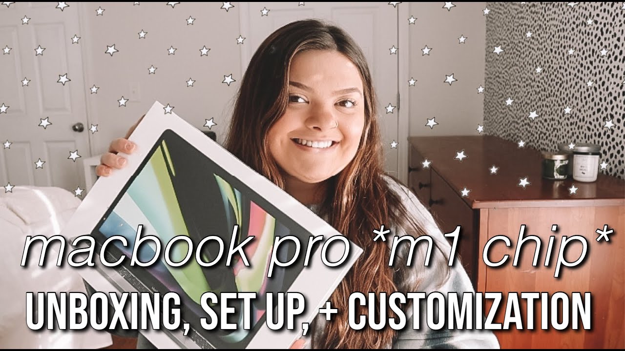 MACBOOK PRO *M1 CHIP* UNBOXING + SET UP 2020 | MACBOOK PRO 2020 CUSTOMIZATION