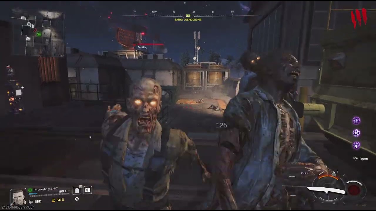 CODBO 7 Zombies zarya cosmodrome survival
