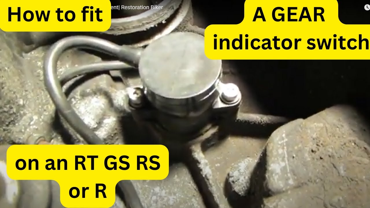 BMW R1100RT gear indicator switch replacement| Restoration Biker