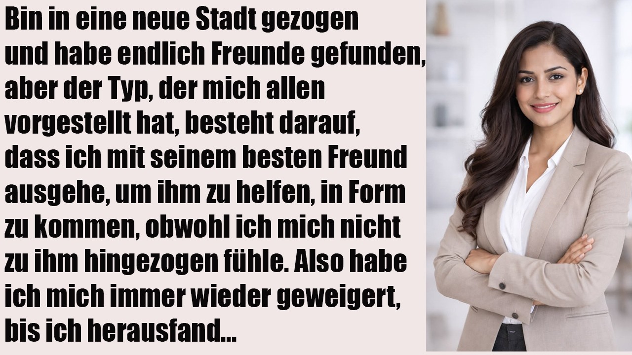 Neue Stadt, neue Freunde – doch der Mann, der mich vorstellte, veränderte alles…