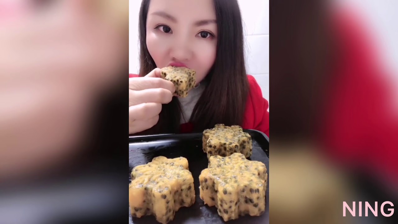 PASSION FRUIT ICE*16 | ICE EATING ASMR