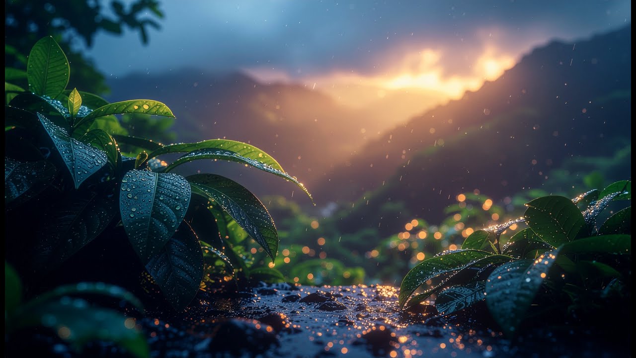 Relaxing Rain Sounds for Focus, Study & Deep Sleep (2.5h)