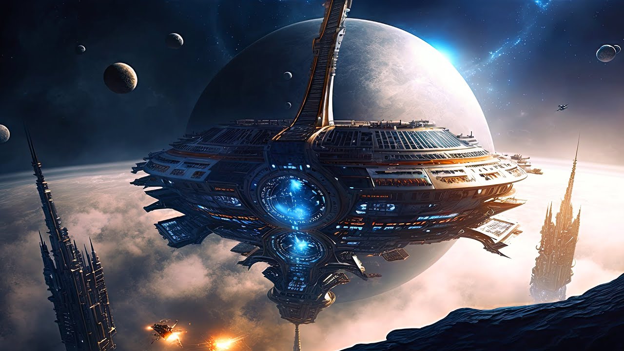 Journey to Deep Space. Space Ambient Music.