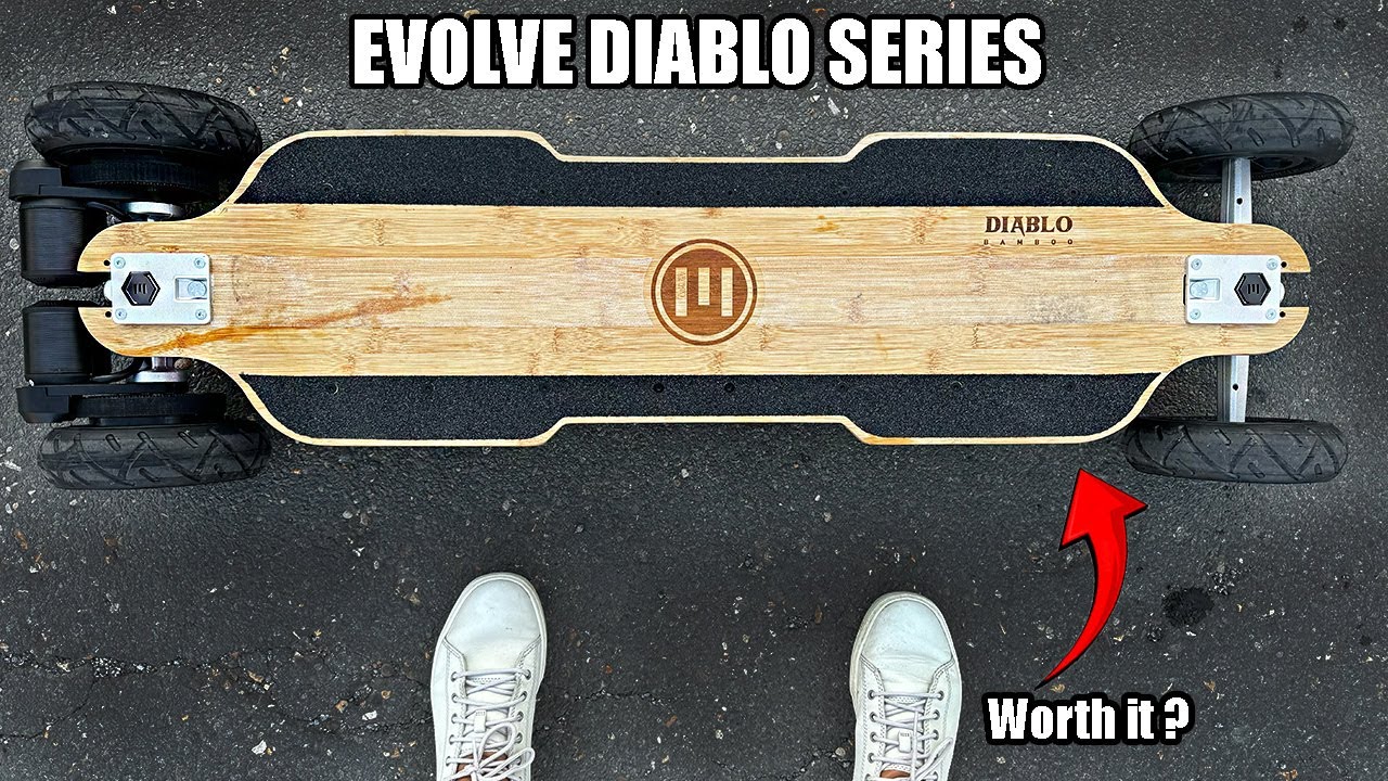 Электроскейтборд Evolve Diablo Bamboo Series — первые впечатления