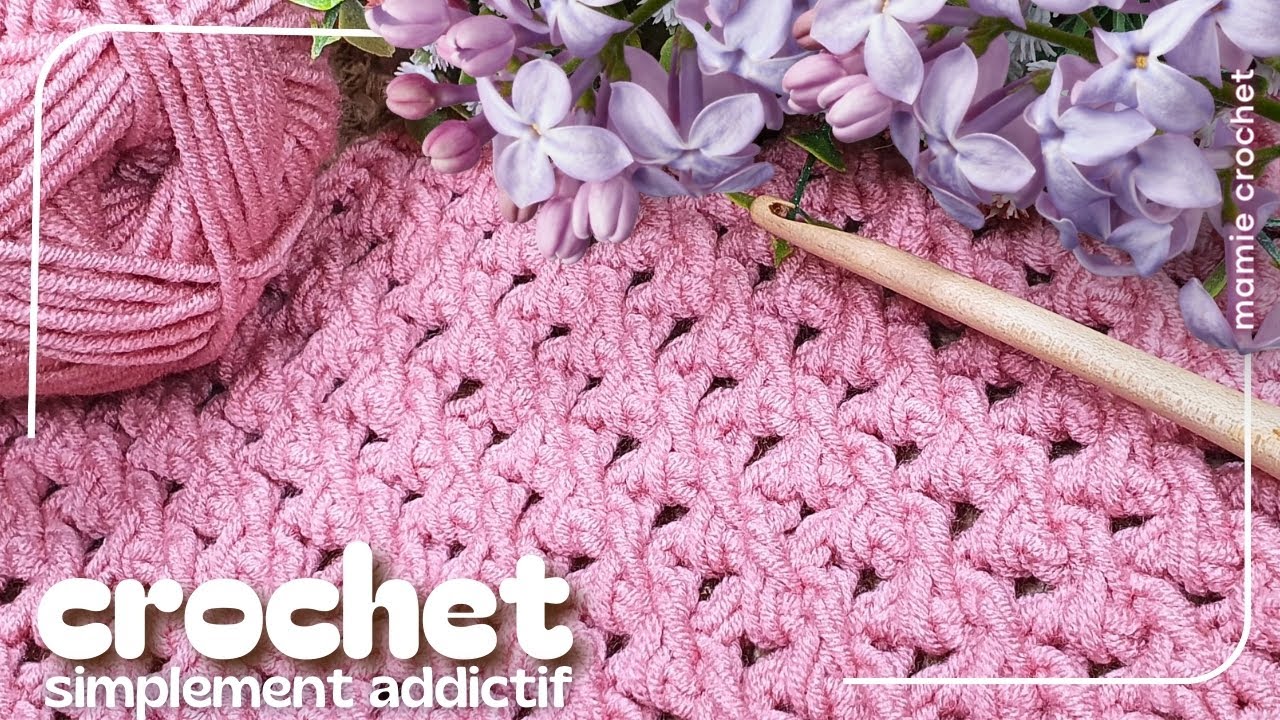 🌺 CROCHET 100% PLAISIR: ORIGINAL ET TELLEMENT ADDICTIF 🌺 TUTO  BONNIE @MamieCrochet