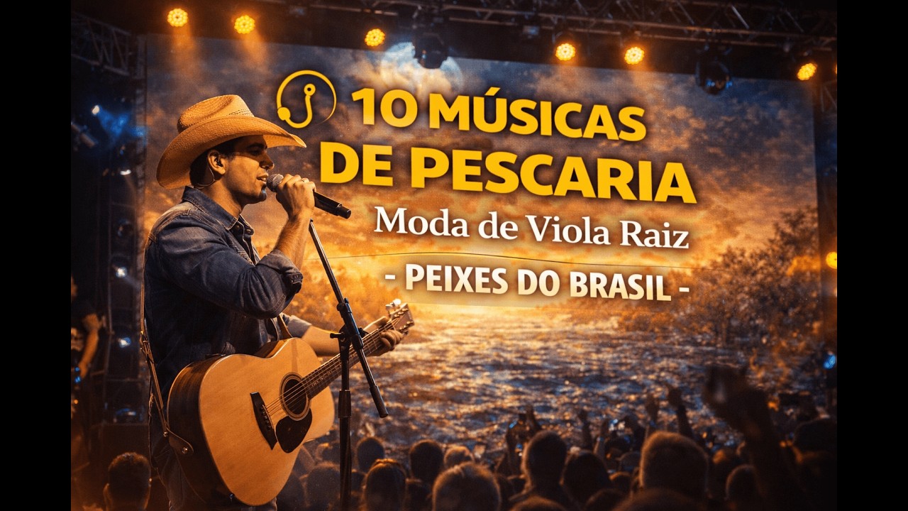 🎵 10 MÚSICAS DE PESCARIA | Moda de Viola Raiz | Peixes Gigantes do Brasil