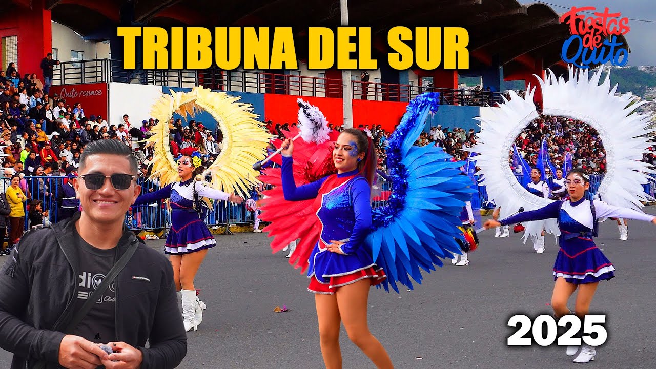 DESFILE TRIBUNA DEL SUR 2025: La Mascarada Quiteña como NUNCA la VISTE | Fiestas de Quito 2025 🎉🎊
