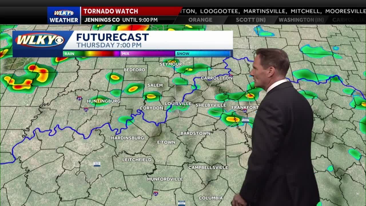 Scattered storm chances continue this evening