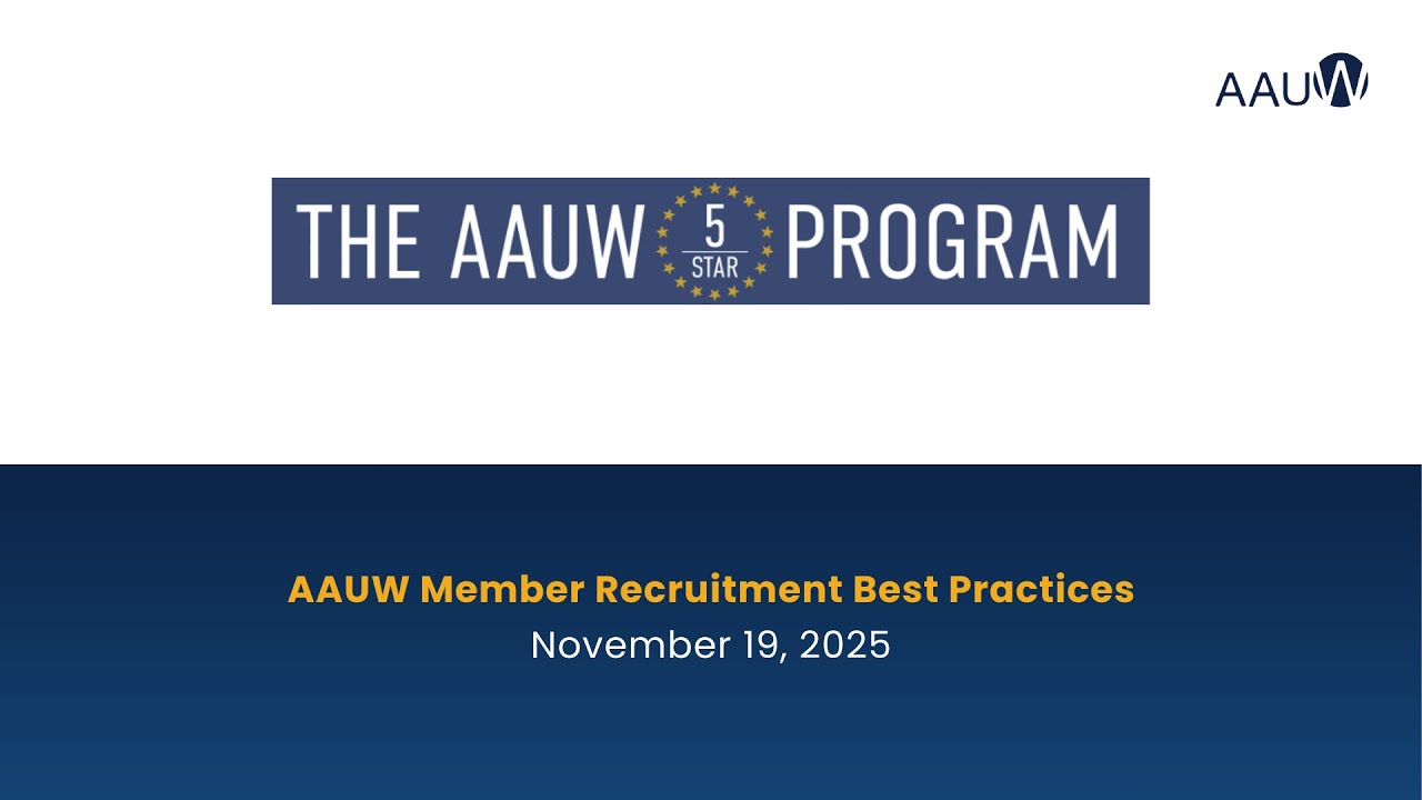 AAUW Member Recruitment Best Practices