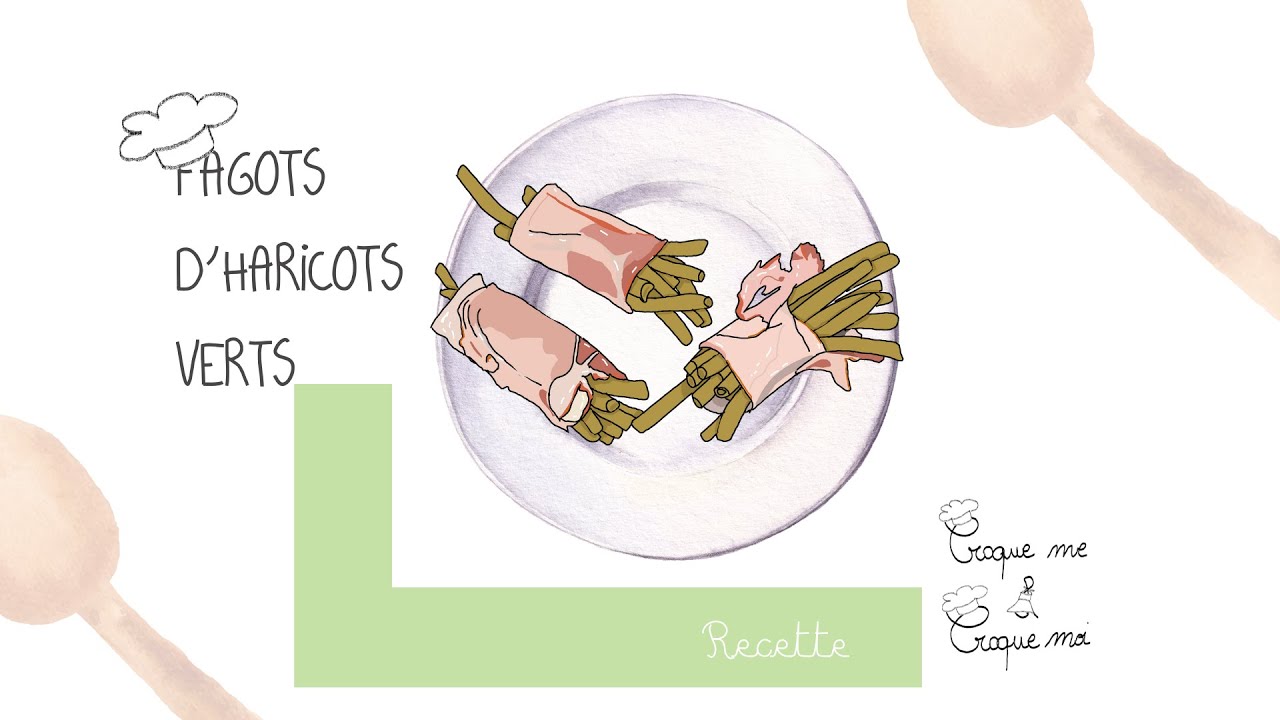 Recette de fagots d'haricot vert (extrait du livre le haricot vert avec Petit Achille)