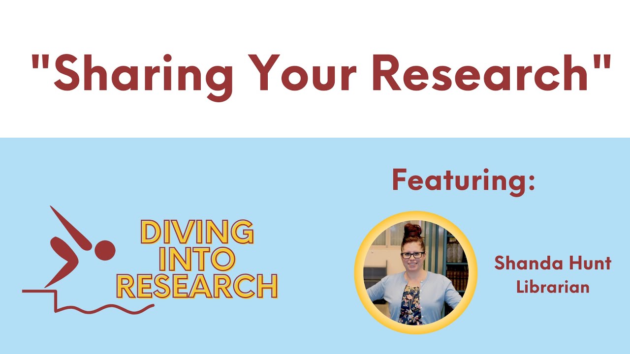 Sharing Your Research