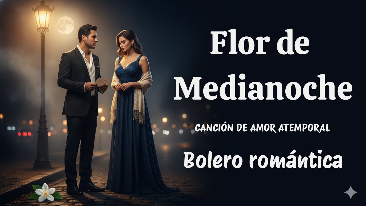Flor de Medianoche (Bolero Romántico)  | Lluvia de Boleros #amor #musica #bolero