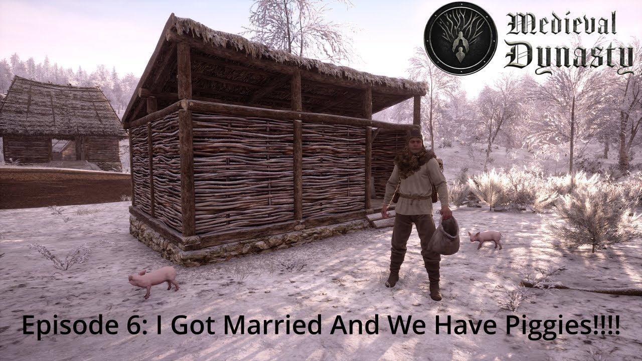 Medieval Dynasty Ep 6: I Got Married And We Have Piggies!!!