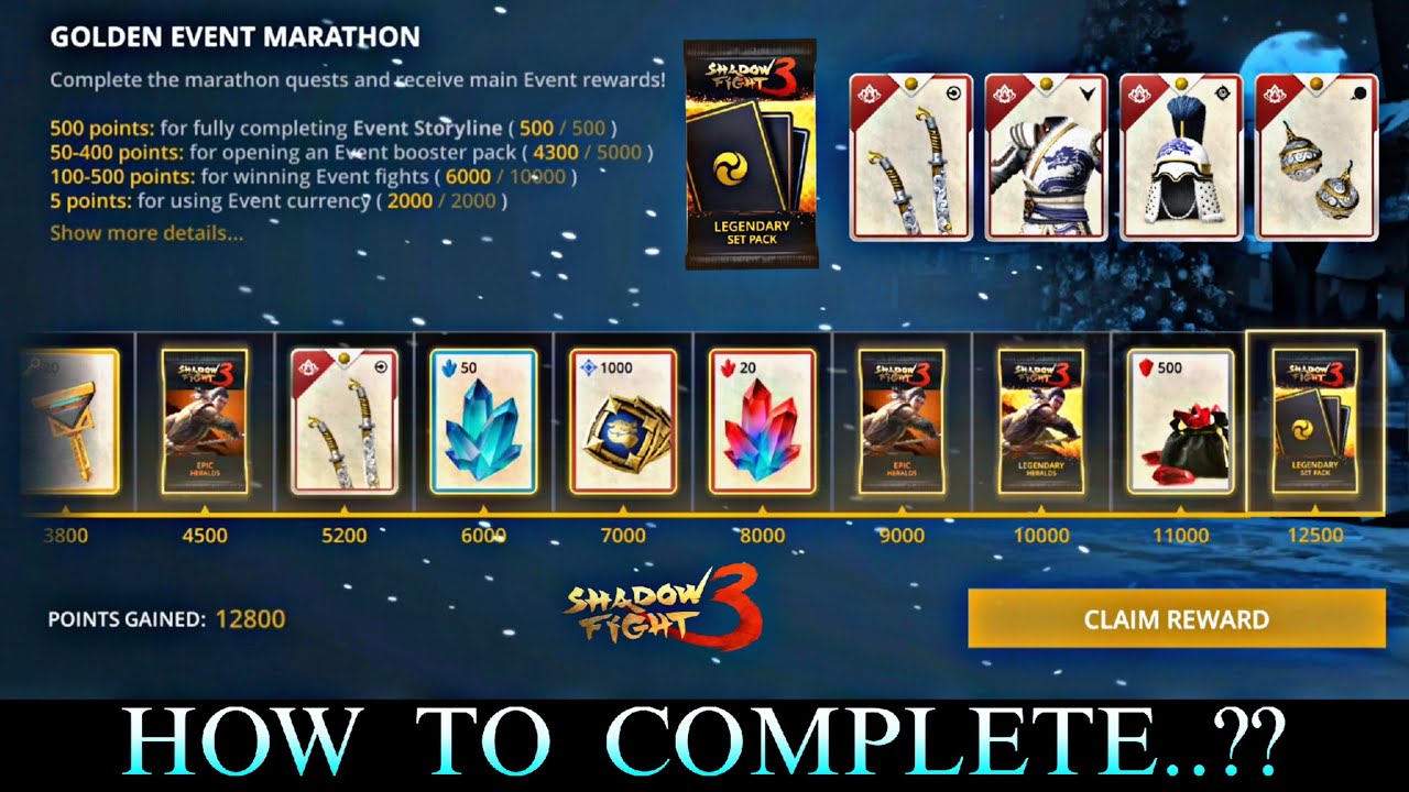 Shadow Fight 3 | Golden Event Marathon Completed | Dragon Lesson Event 2025 - 2