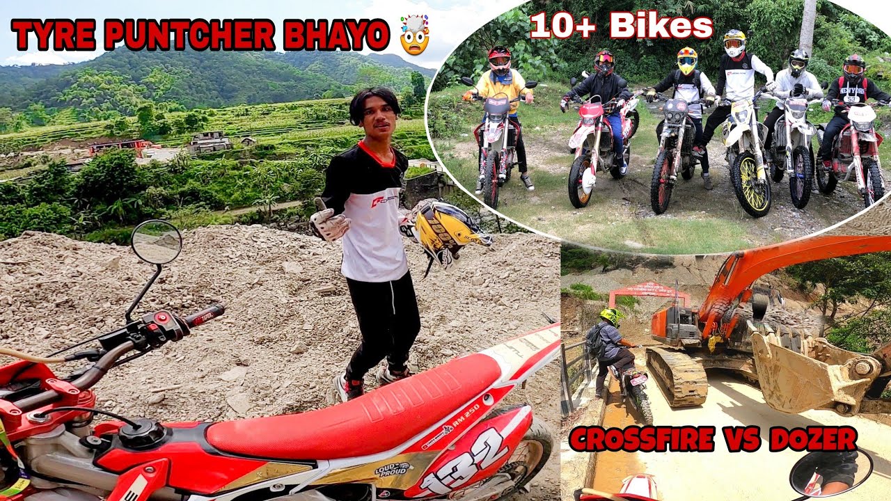 DIRT RIDE WITH POKHRELI RIDERS || 9+ DIRT BIKES || PART 1