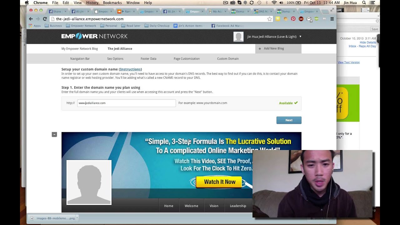Best Tutorial for ENV2 Blog Beast & Domain Mapping - Jin Hua Empower Network