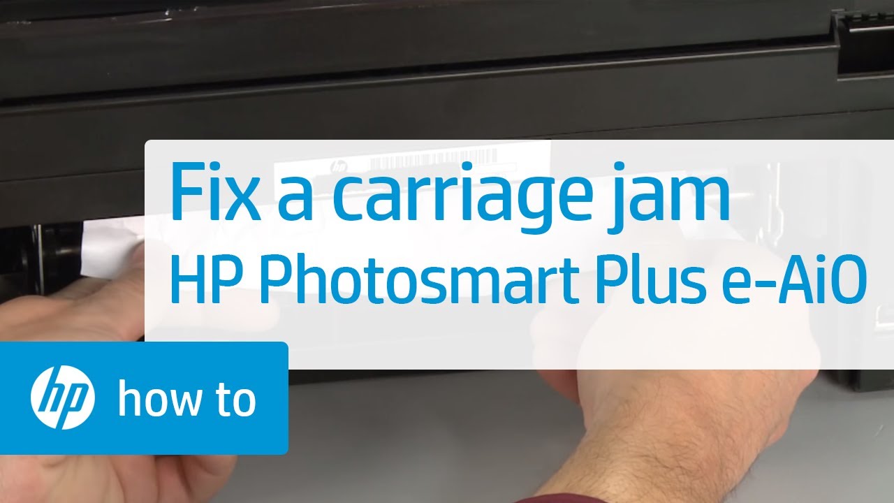Fixing a Carriage Jam | HP Photosmart Plus e-All-in-One Printer (B210a) | HP