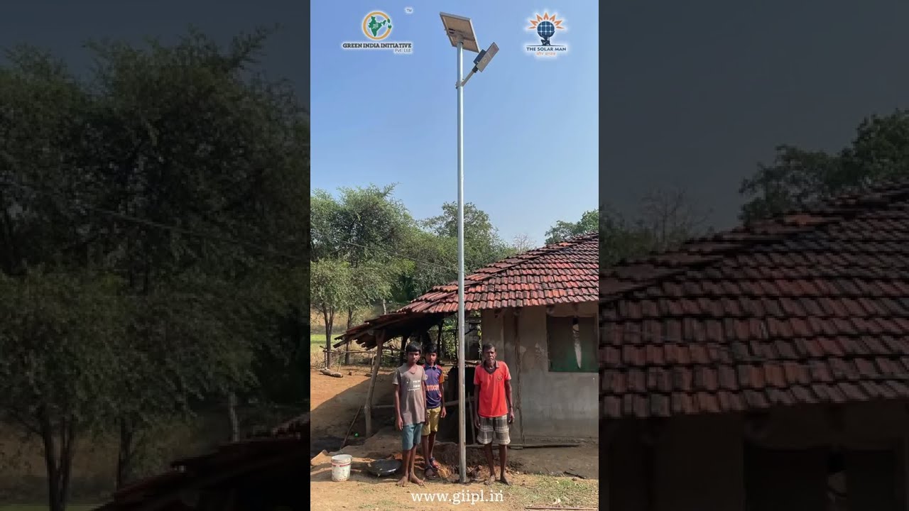 Electrifying Rural Villages with help of Solar Energy | Solar Street Light