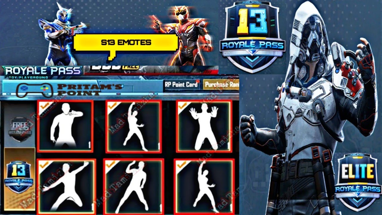 Season 13 Royal Pass Emotes Leaks Pubg Mobile | PUBG MOBILE (S13 ) Season 13 ALL NEW Emotes