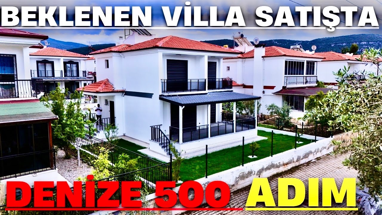❗️SATILDI❗️Beklenen villa satışa çıktı denize 500 metre bölgenin en iyisi bahçesine bayılacaksınız