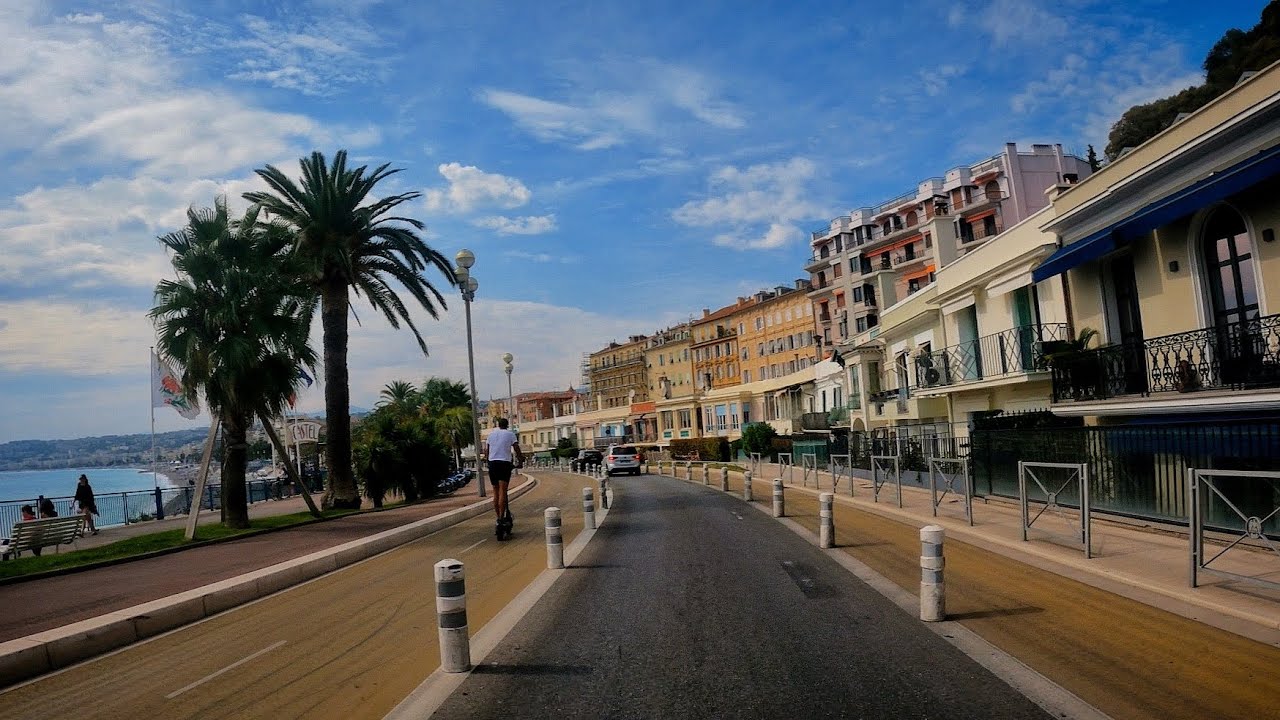 🇫🇷 Driving from MONTE CARLO to NICE | scenic drive | France 4k