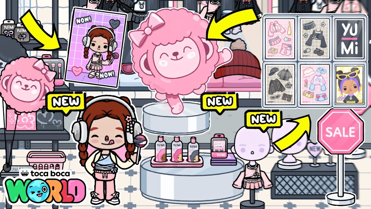 Cute Fashion Shop in Toca Boca 🛒💖 | Dream Update