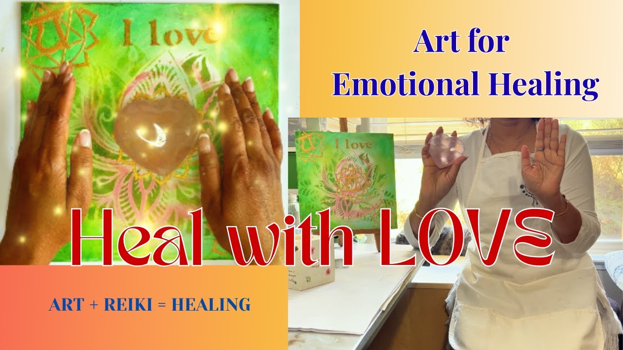 Reiki-Infused Art for Love & Compassion -  Heart Chakra Activation and Healing
