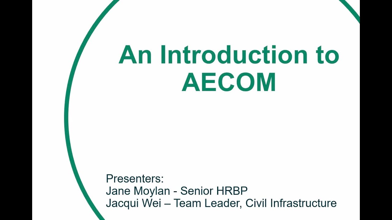 AECOM Information Session