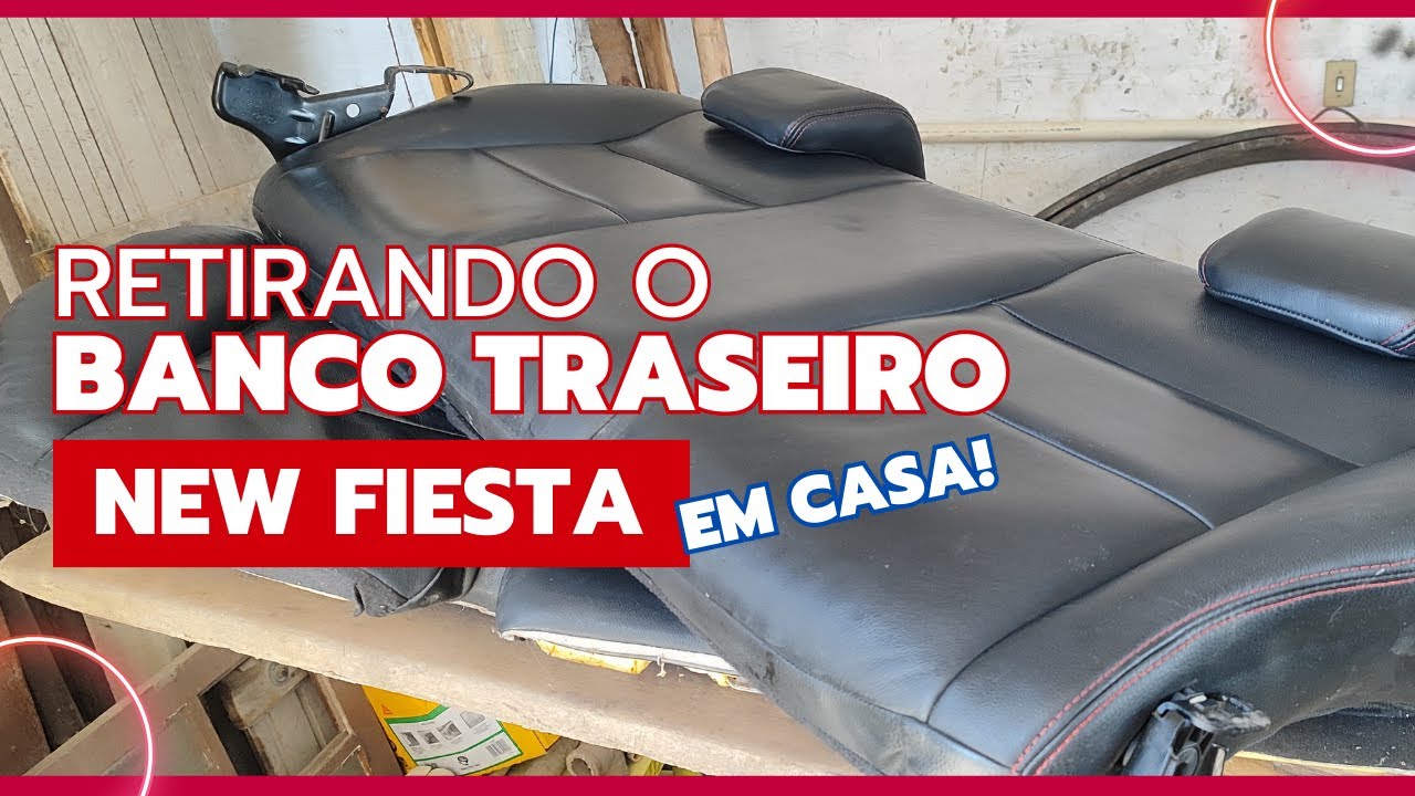 Como soltar o banco traseiro New Fiesta