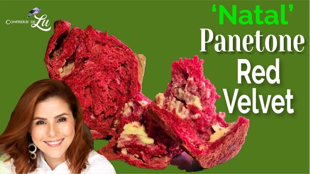 Receita de Panetone Red Velvet