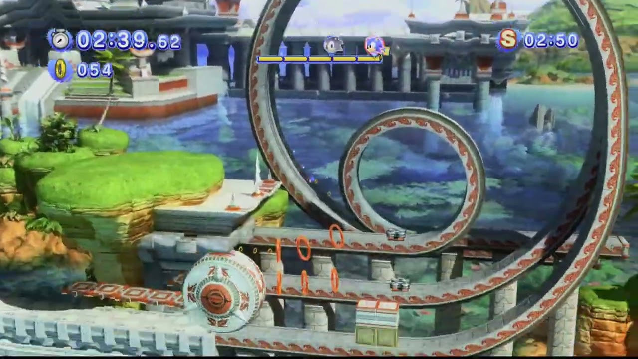 Sonic Generations: classic challenges seaside hill
