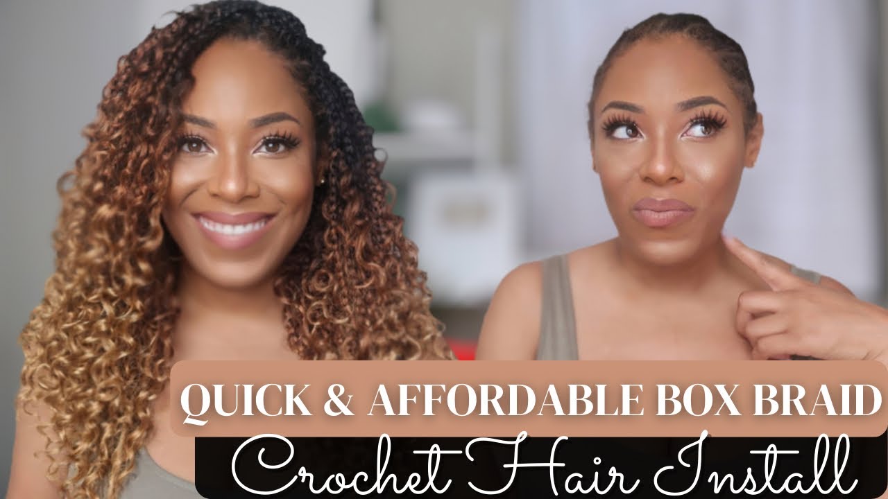 Quick & Easy Goddess Box Braids Crochet Hair Install| Lia Lavon