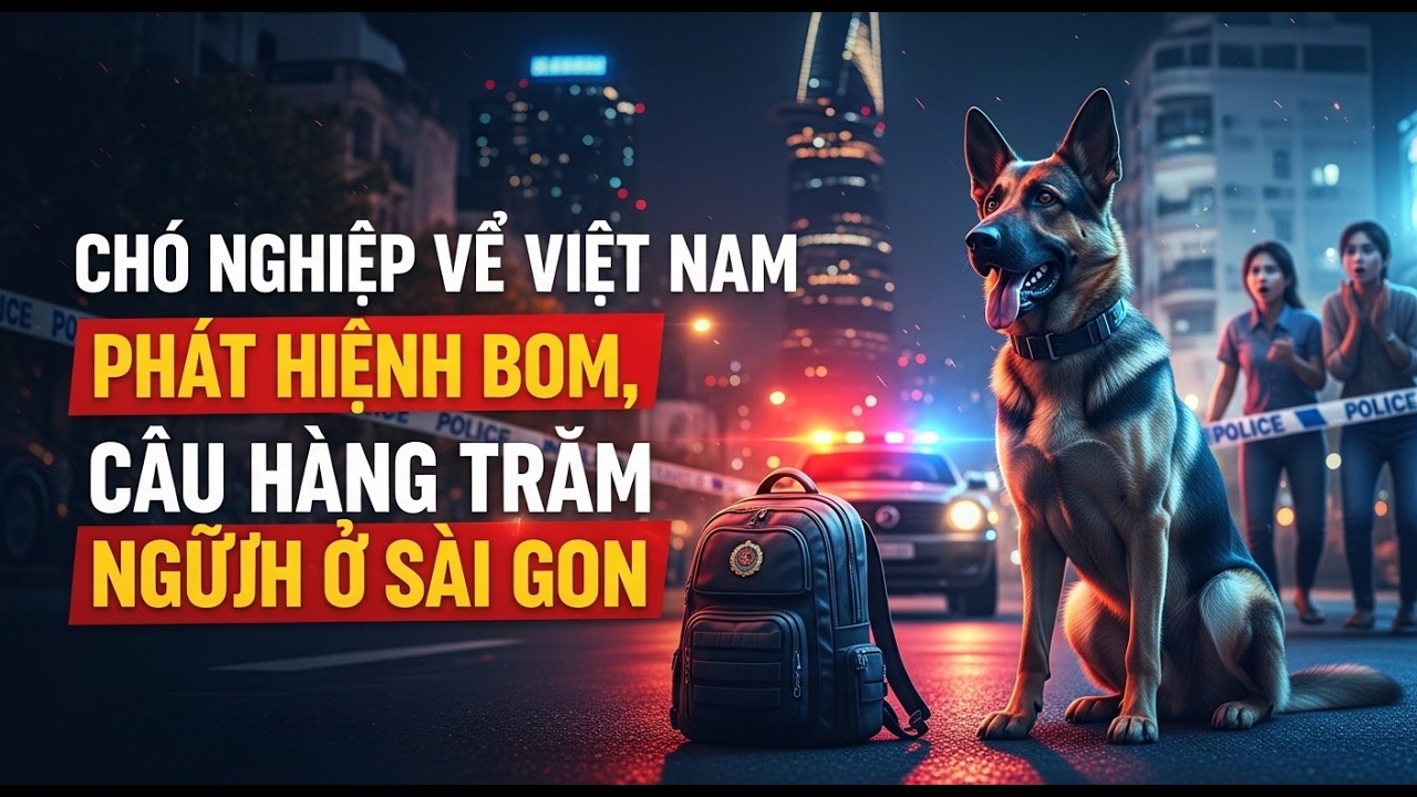 Chó Nghiệp Vụ Việt Nam Phát Hiện Bom, Cứu Hàng Trăm Người Ở Sài Gòn