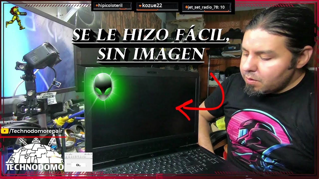 LAPTOP GAMER ALIENWARE, NO DA IMAGEN EN DISPLAY