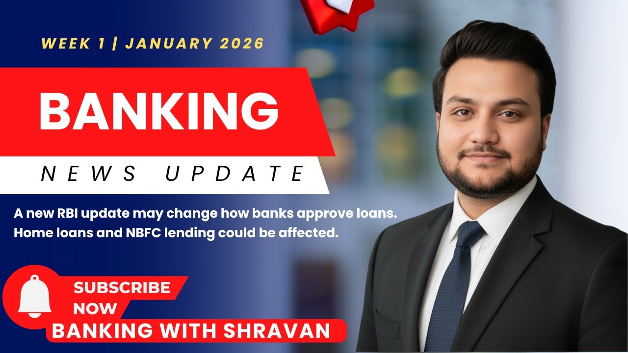Banking News Update | RBI Impact on Home Loans & NBFC Lending | Week 1 January 2026
